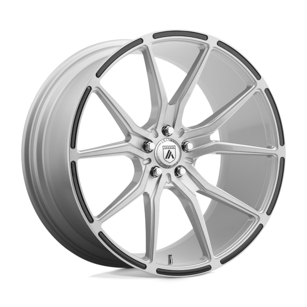 ASANTI ABL-13 VEGA Brushed Silver Carbon Fiber Insert 20X10.5 5X114.3 (BS 7.25) CB 72.56