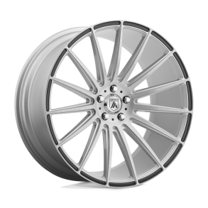 ASANTI ABL-14 POLARIS Brushed Silver Carbon Fiber Insert 22X10.5 5X114.3 (BS 7.13) CB 72.56