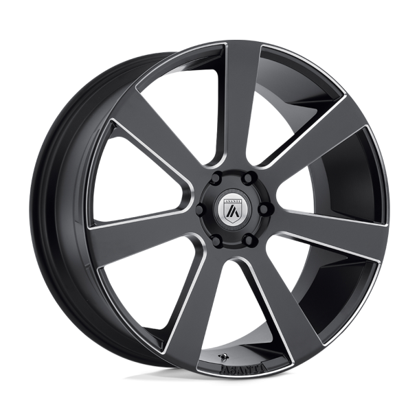 ASANTI ABL-15 APOLLO Satin Black Milled 24X9 5X120.65 (BS 5.59) CB 72.56