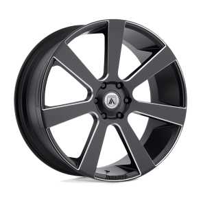 ASANTI ABL-15 APOLLO Satin Black Milled 22X9 5X115 (BS 5.59) CB 72.56