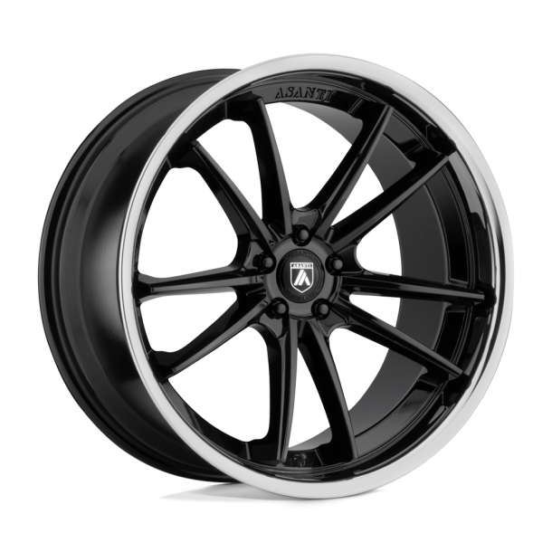 ASANTI ABL-23 SIGMA Gloss Black Chrome Lip 20X10.5 5X114.3 (BS 7.25) CB 72.56