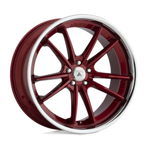 ASANTI ABL-23 SIGMA Candy Red w/ Chrome Lip 22X9 5X115 (BS 5.59) CB 72.56