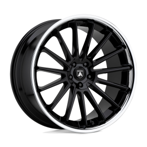 ASANTI ABL-24 BETA Gloss Black Chrome Lip 22X10.5 5X115 (BS 6.73) CB 72.56