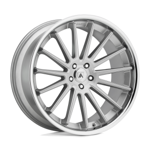 ASANTI ABL-24 BETA Brushed Silver Chrome Lip 22X10.5 5X114.3 (BS 7.13) CB 72.56