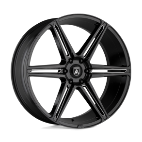 ASANTI ABL-25 ALPHA 6 Gloss Black Milled 22X10 6X139.7 (BS 6.68) CB 100.30