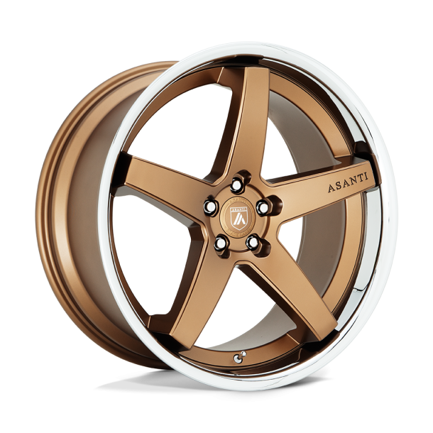 ASANTI ABL31 REGAL Satin Bronze w/ Chrome Lip 20X10.5 5X114.3 (BS 7.25) CB 72.56