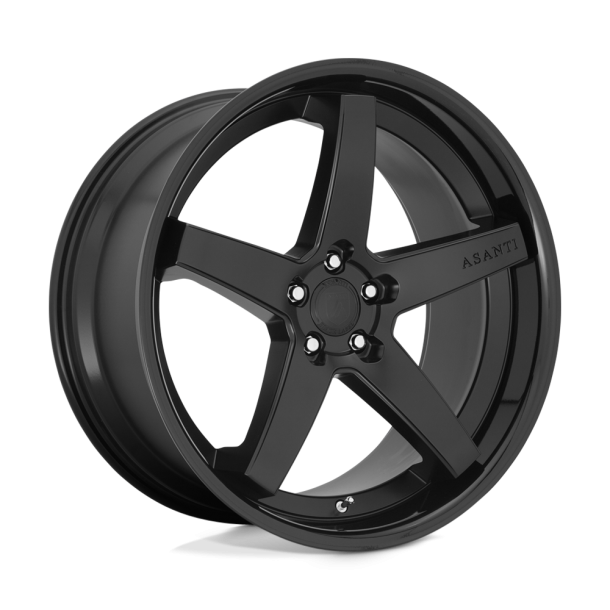 ASANTI ABL31 REGAL Satin Black Gloss Black Lip 20X10.5 5X114.3 (BS 7.25) CB 72.56