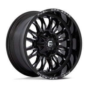 FUEL D795 ARC Gloss Black Milled 20X10 6X139.7 (BS 4.79) CB 106.10