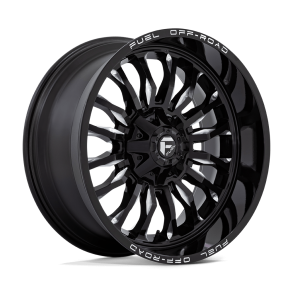 FUEL D795 ARC Gloss Black Milled 22X10 6X139.7 (BS 4.79) CB 106.10