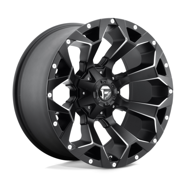 FUEL D546 ASSAULT Matte Black Milled 15X8 5X139.7 (BS 3.87) CB 108.00