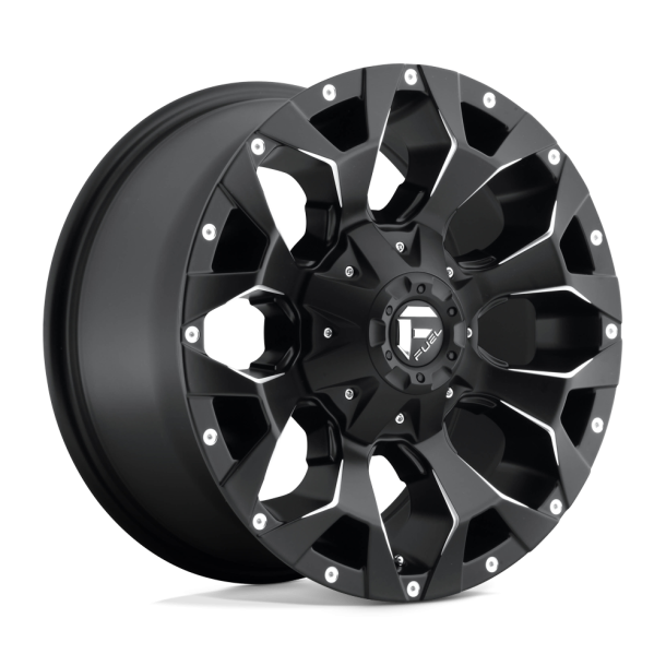 FUEL D546 ASSAULT Matte Black Milled 17X8.5 6X135 (BS 5.73) CB 106.10