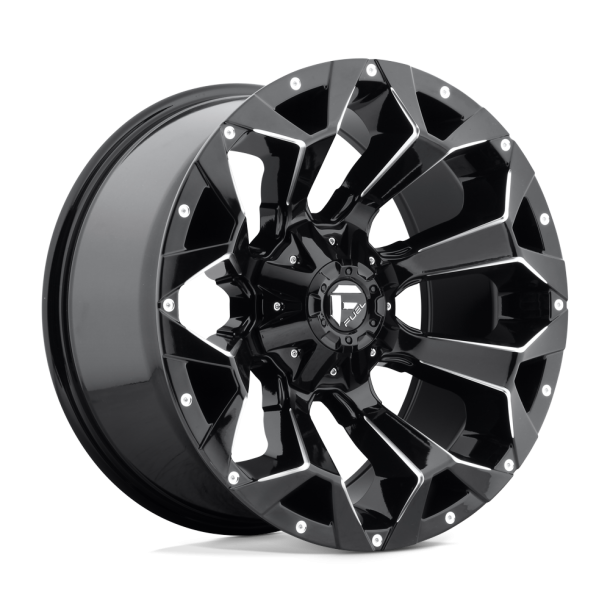 FUEL D576 ASSAULT Gloss Black Milled 17X9 5X114.3 (BS 4.53) CB 78.10