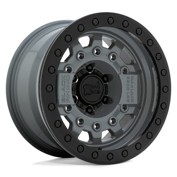 BLACK RHINO AVENGER BEADLOCK Battleship Gray w/ Black Hardware 17X8.5 5X127 (BS 3.49) CB 71.50