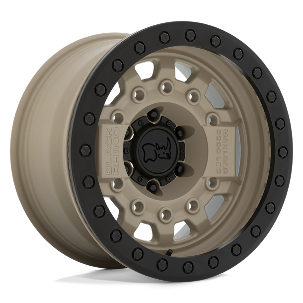 BLACK RHINO AVENGER BEADLOCK Desert Sand w/ Black Hardware 17X8.5 5X127 (BS 3.49) CB 71.50