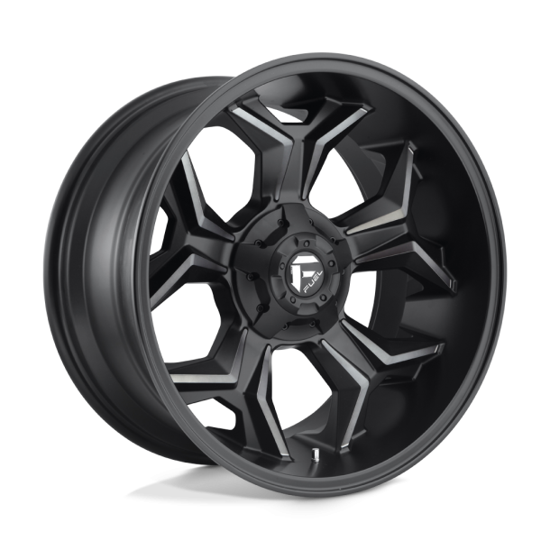 FUEL D605 AVENGER Matte Black Double Dark Tint 20X10 5X114.3 (BS 4.79) CB 78.10