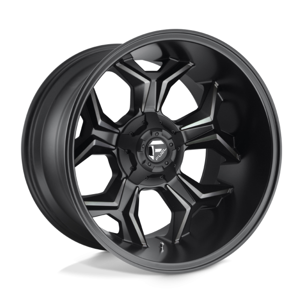 FUEL D605 AVENGER Matte Black Double Dark Tint 20X12 6X135 (BS 4.77) CB 106.10