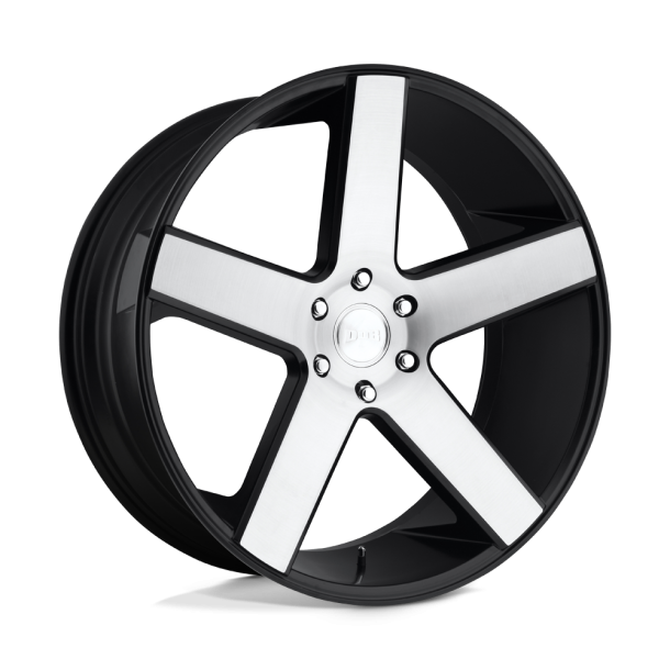 DUB S217 BALLER Gloss Black Brushed 22X9.5 6X139.7 (BS 6.00) CB 106.10