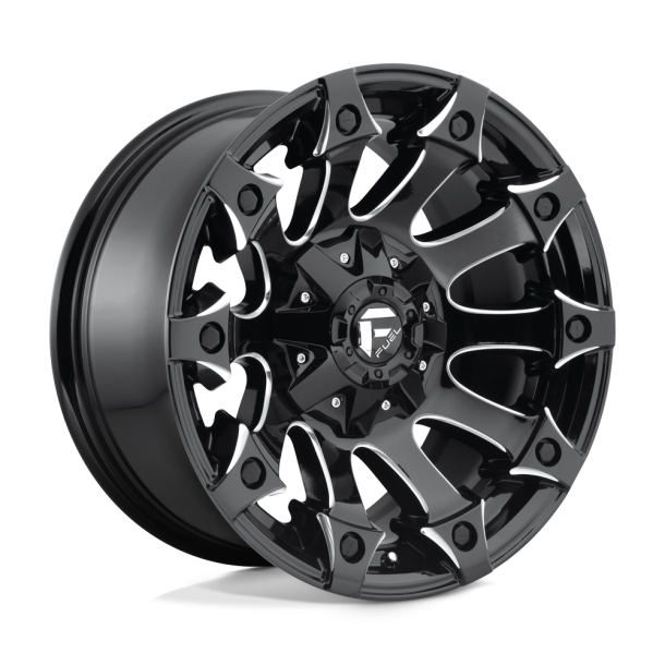 FUEL D578 BATTLE AXE Gloss Black Milled 18X9 5X114.3 (BS 4.53) CB 78.10