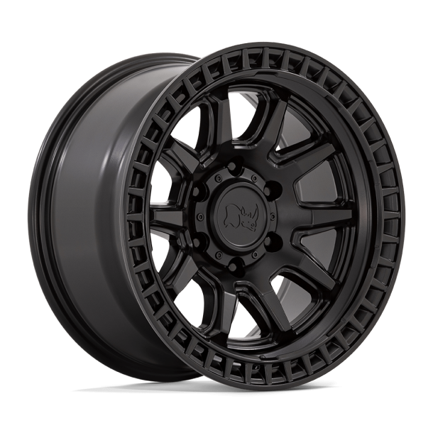 BLACK RHINO CALICO Matte Black 17X8.5 5X114.3 (BS 6.09) CB 72.56