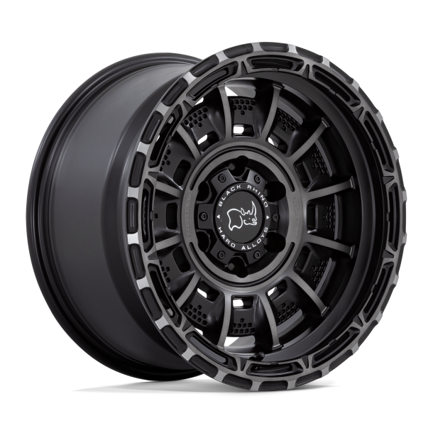 BLACK RHINO LEGION Matte Black Gray Tint 17X9 5X127 (BS 4.53) CB 71.50