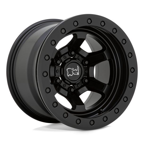 BLACK RHINO OFFSHOOT BEADLOCK Matte Black 15X10 6X139.7 (BS 4.00) CB 112.10