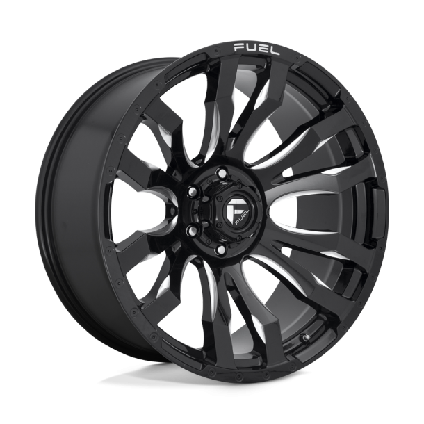 FUEL D673 BLITZ Gloss Black Milled 16X8 5X139.7 (BS 4.54) CB 108.00