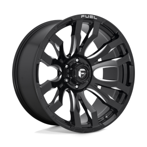 FUEL D673 BLITZ Gloss Black Milled 22X10 6X139.7 (BS 4.79) CB 106.10
