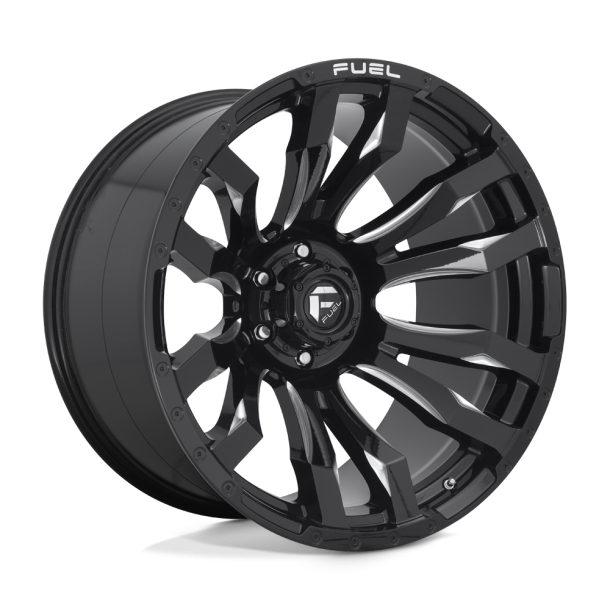 FUEL D673 BLITZ Gloss Black Milled 22X12 6X135 (BS 4.77) CB 87.10