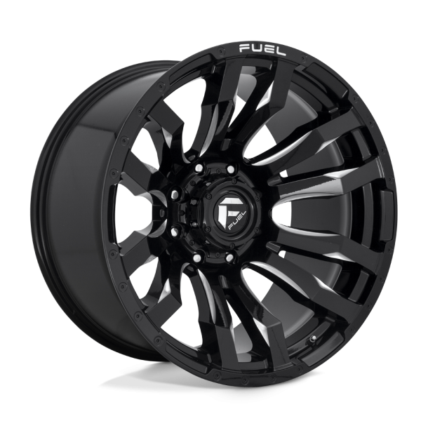 FUEL D673 BLITZ Gloss Black Milled 22X12 8X165.1 (BS 4.77) CB 125.10