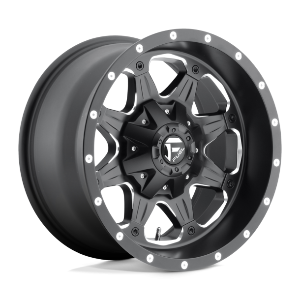 FUEL D534 BOOST Matte Black Milled 17X9 6X135 (BS 4.53) CB 106.10