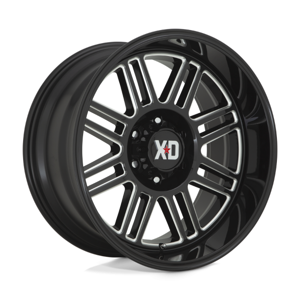 KMC XD XD850 CAGE Gloss Black Milled 20X10 5X127 (BS 4.79) CB 71.50