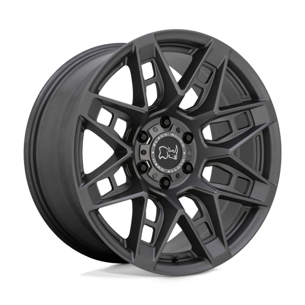 BLACK RHINO CAPROCK Matte Gunmetal 17X8.5 5X127 (BS 4.04) CB 71.50