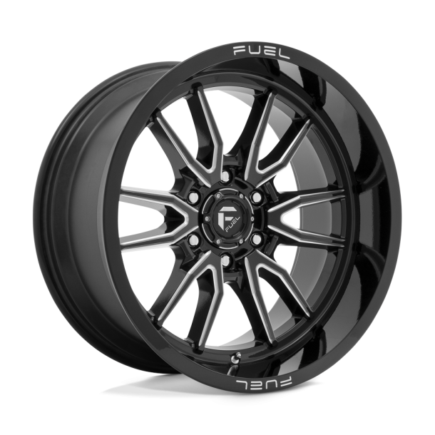 FUEL D761 CLASH Gloss Black Milled 17X9 6X135 (BS 4.53) CB 87.10