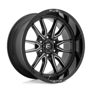 FUEL D761 CLASH Gloss Black Milled 20X10 6X139.7 (BS 4.79) CB 106.10