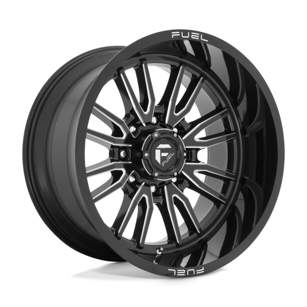 FUEL D761 CLASH Gloss Black Milled 22X12 8X165.1 (BS 4.77) CB 125.10