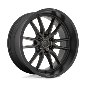 FUEL D762 CLASH Matte Black Double Dark Tint 22X10 6X135 (BS 4.79) CB 87.10