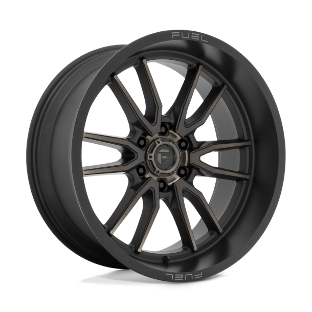 FUEL D762 CLASH Matte Black Double Dark Tint 22X10 6X135 (BS 4.79) CB 87.10