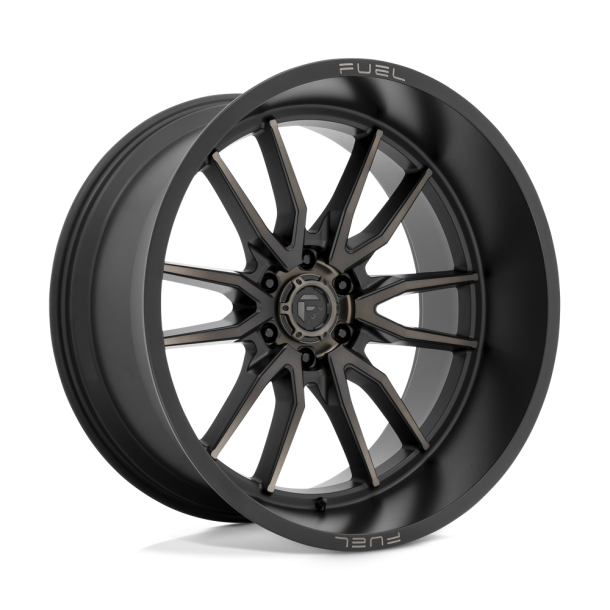 FUEL D762 CLASH Matte Black Double Dark Tint 24X12 6X135 (BS 4.77) CB 87.10