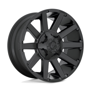 FUEL D437 CONTRA Satin Black 20X9 5X139.7 (BS 5.79) CB 110.10