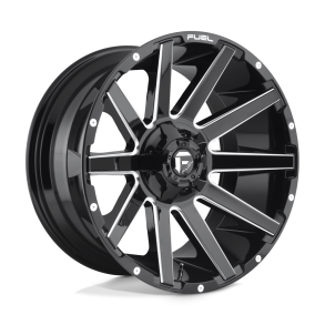 FUEL D615 CONTRA Gloss Black Milled 20X9 5X127 (BS 5.79) CB 87.10