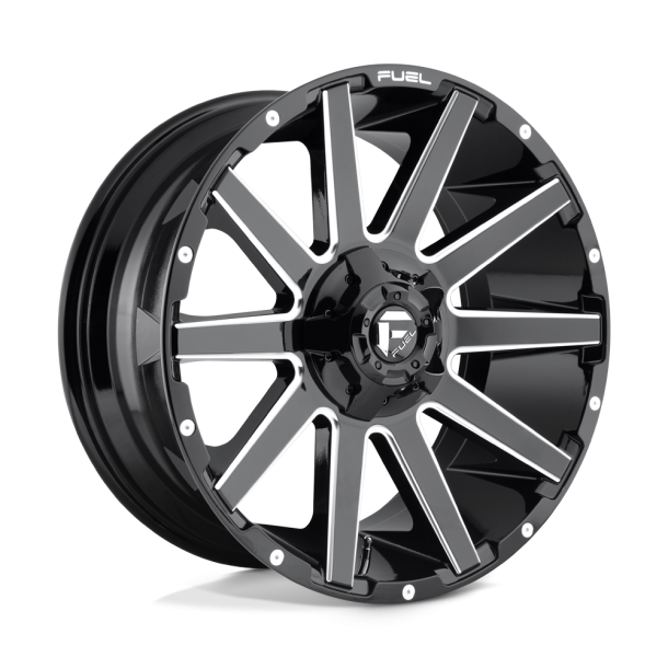 FUEL D615 CONTRA Gloss Black Milled 20X9 6X135 (BS 5.79) CB 106.10