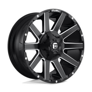 FUEL D616 CONTRA Matte Black Milled 20X9 8X170 (BS 5.79) CB 125.10