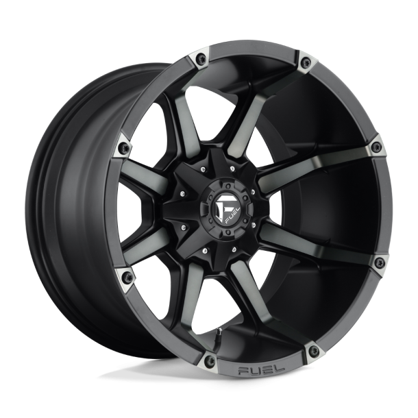 FUEL D556 COUPLER Matte Black Double Dark Tint 17X9 5X114.3 (BS 4.53) CB 78.10