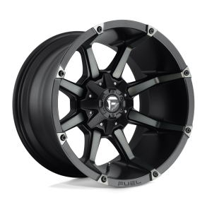 FUEL D556 COUPLER Matte Black Double Dark Tint 20X12 6X135 (BS 4.77) CB 106.10