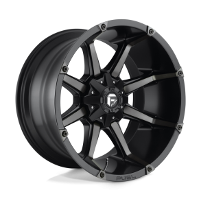 FUEL D556 COUPLER Matte Black Double Dark Tint 22X12 6X139.7 (BS 4.77) CB 106.10
