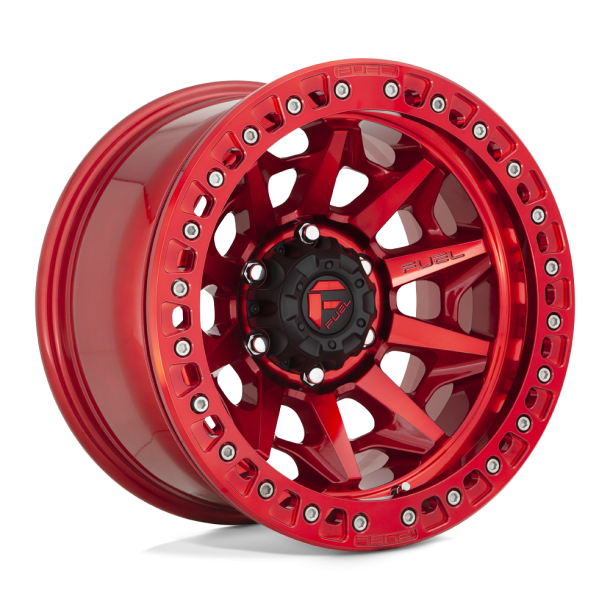 FUEL D113 COVERT BEADLOCK Candy Red 17X9 5X127 (BS 3.50) CB 71.50