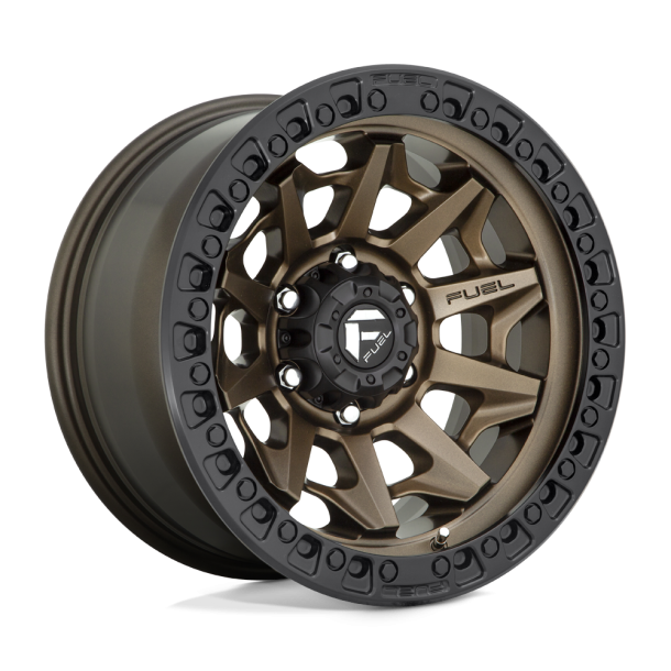 FUEL D696 COVERT Matte Bronze Black Bead Ring 17X9 6X135 (BS 4.53) CB 87.10