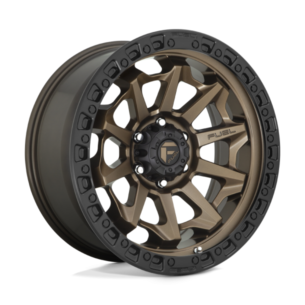 FUEL D696 COVERT Matte Bronze Black Bead Ring 17X9 6X139.7 (BS 5.04) CB 106.10