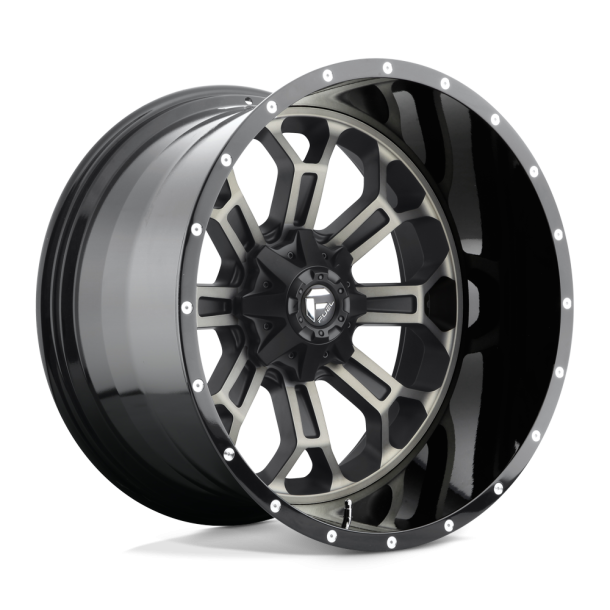 FUEL D561 CRUSH Gloss Machined Double Dark Tint 22X12 8X170 (BS 4.77) CB 125.10