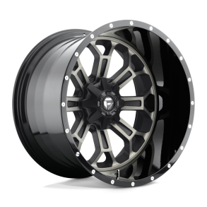 FUEL D561 CRUSH Gloss Machined Double Dark Tint 22X12 8X180 (BS 4.77) CB 124.20